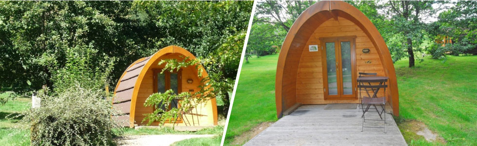 Cabane forestière au village des Monédières en Corrèze