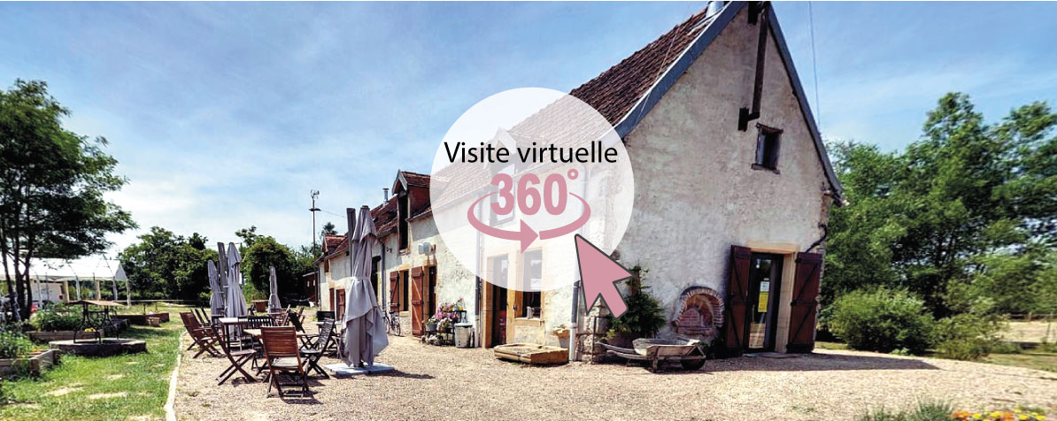 De l'insolite au village Toue des Demoiselles Chassenard vue 360