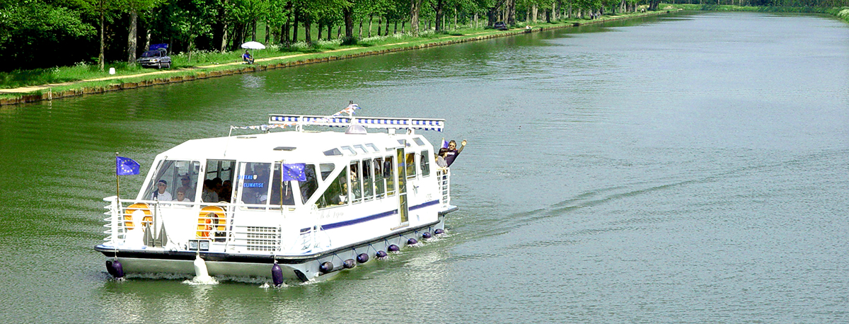 promenade bateau ville de Digoin